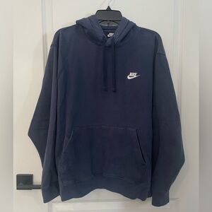 Nike Men's Dark Blue Hoodie